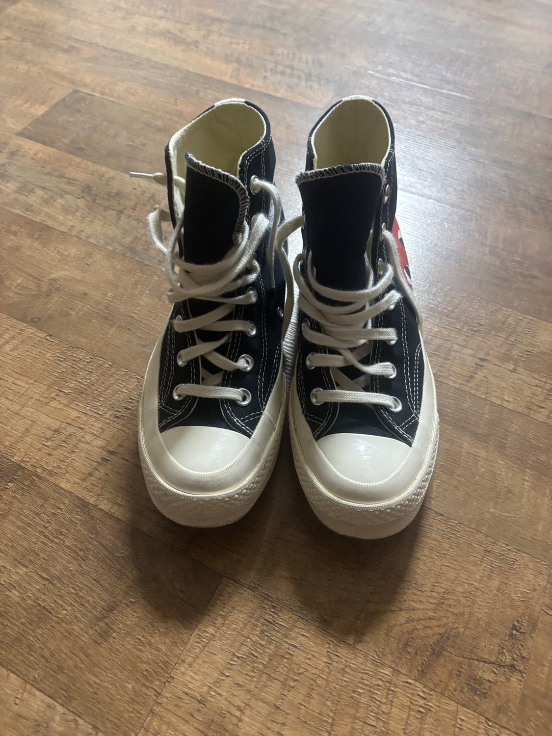 꼼데가르송x컨버스 하이 상품이미지1