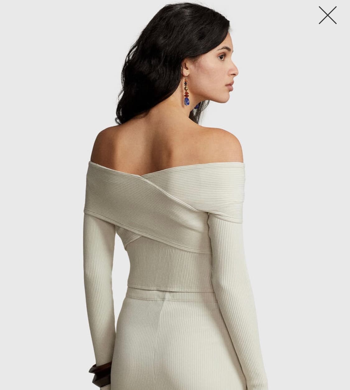 반택포) 폴로 오프숄더 니트 | 코이세이오 허그유어스킨 쓰리타임즈 상품이미지2