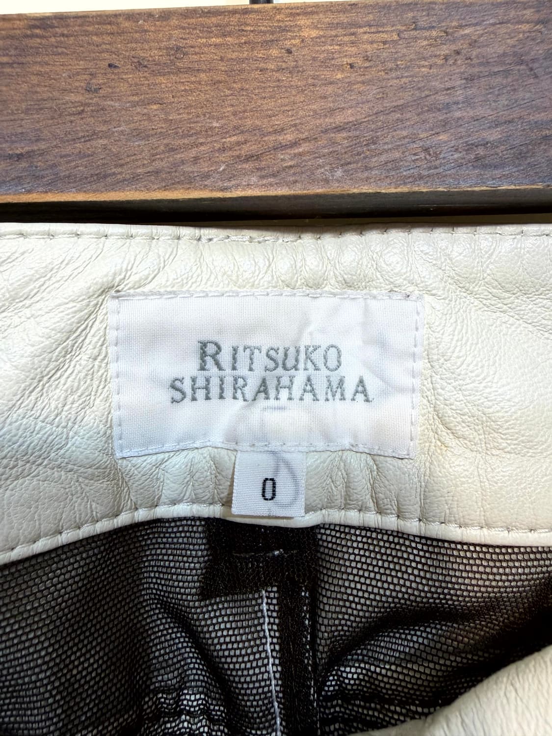 RITSUKO SHIRAHAMA 레더 팬츠 로우라이즈(28) 상품이미지7