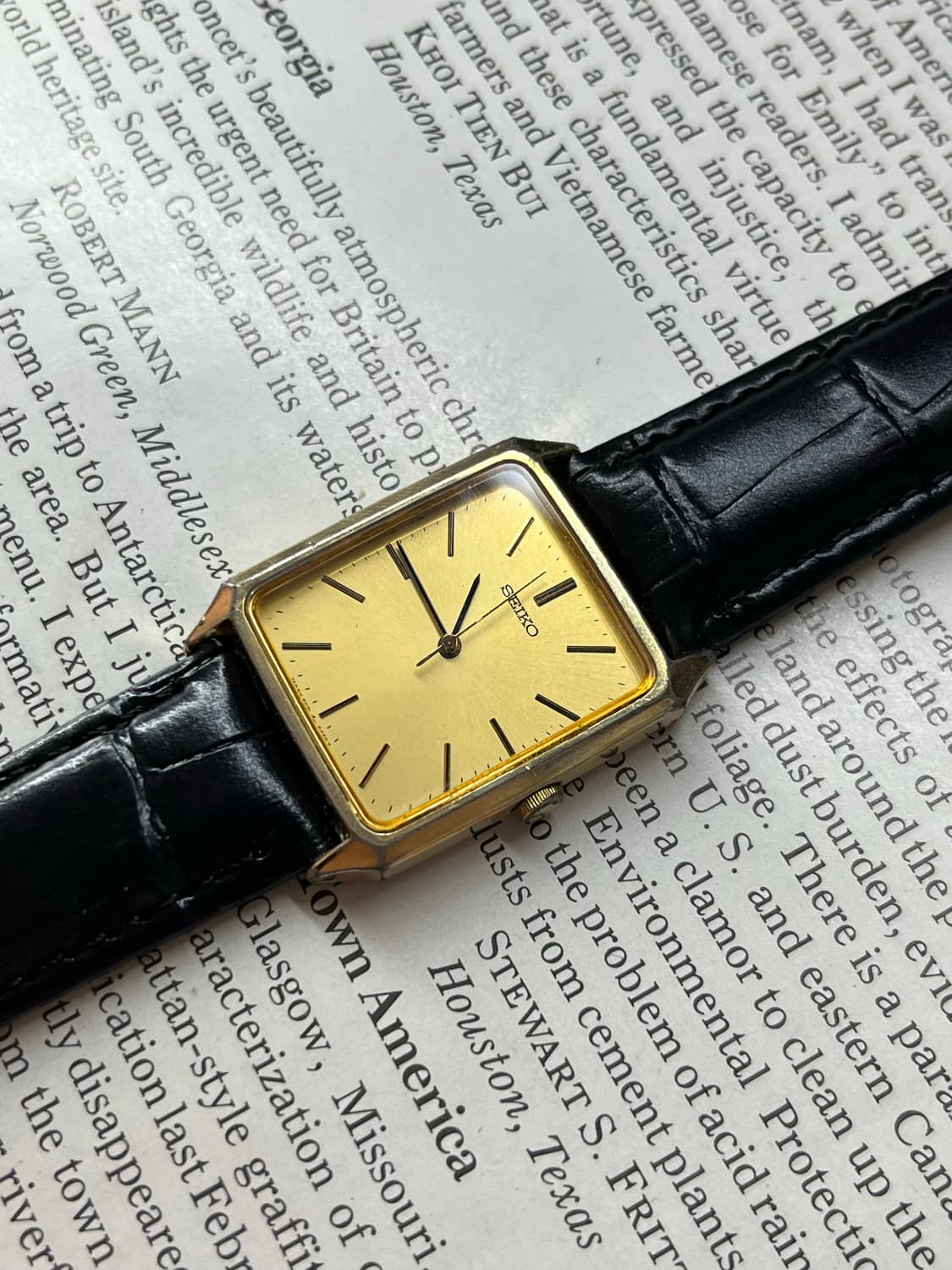 Vintage 1989 SEIKO Tank Quartz 상품이미지2