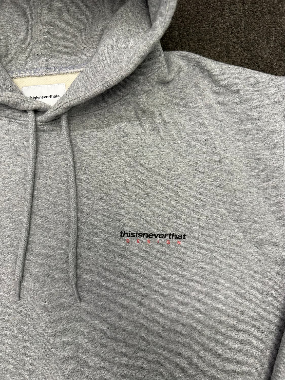 디스이즈네버댓 회색 후드티 L 상품이미지3