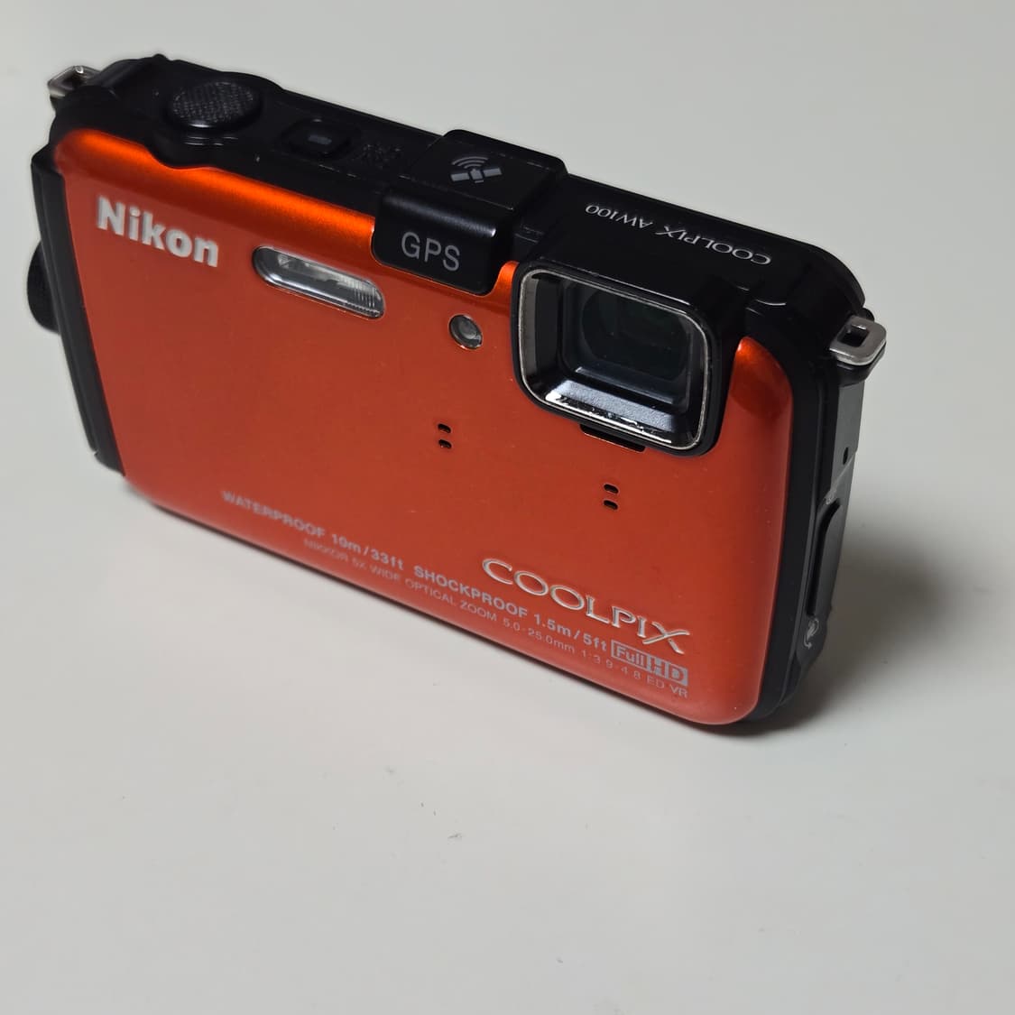 니콘 쿨픽스 AW100 오렌지 디지털 카메라 상품이미지2