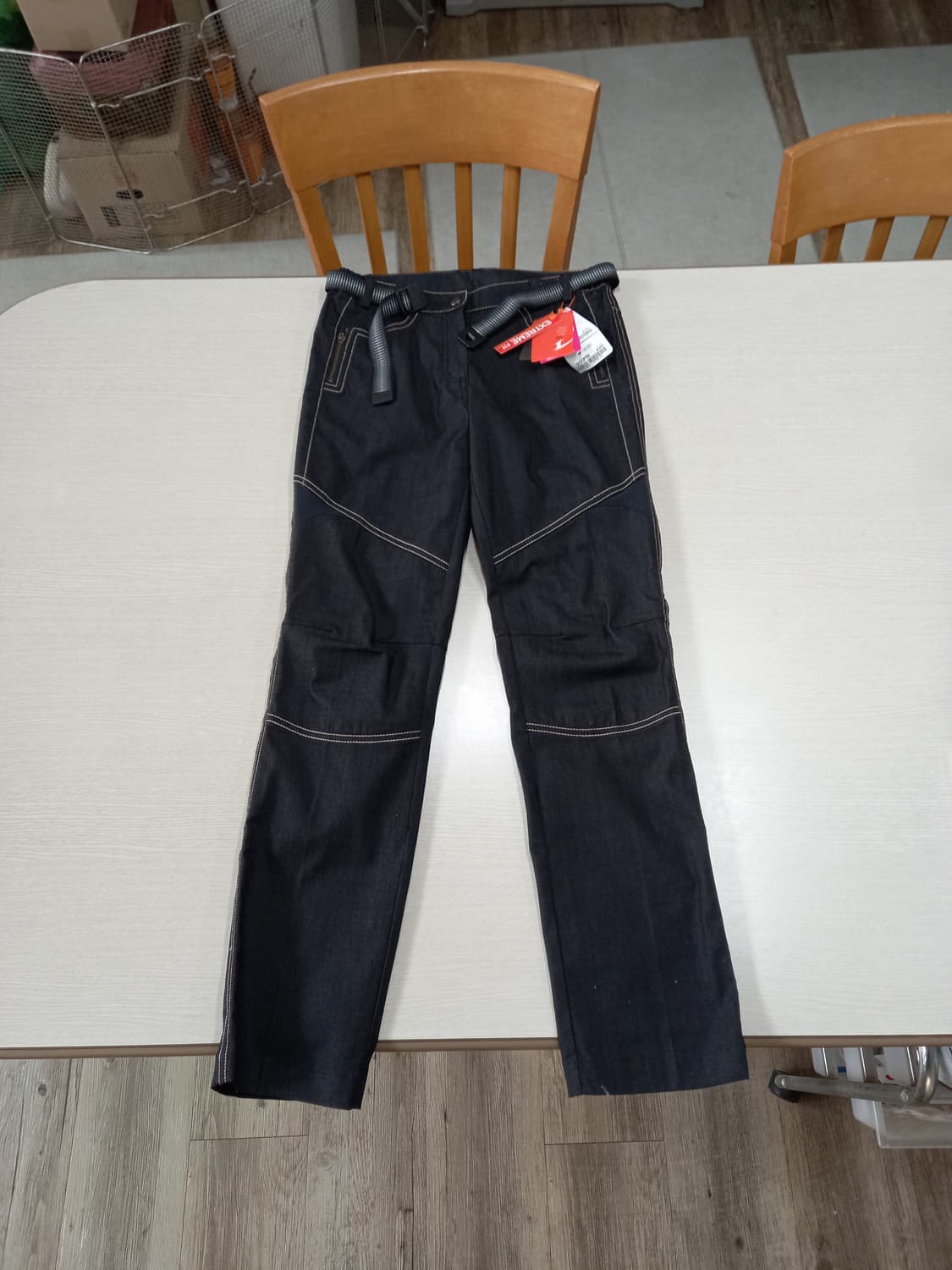 26 새상품 Lecaf 봄여름용 스판 등산바지 블랙 26-607 상품이미지1