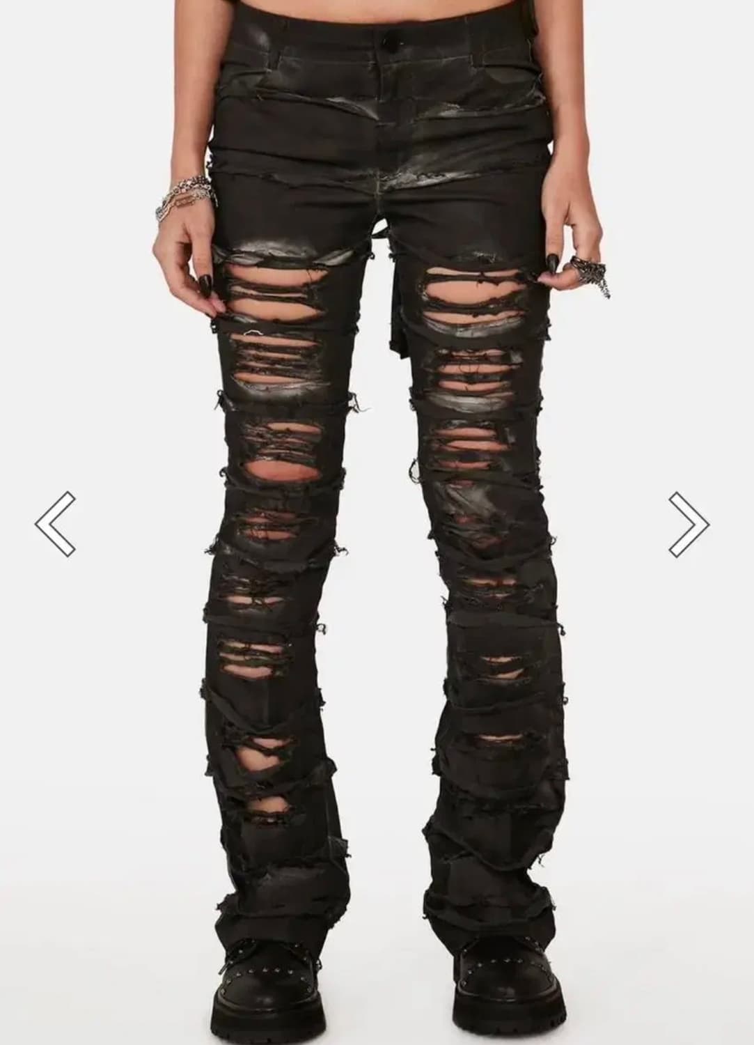 Darkerwavs Distressed Skinny Jeans 상품이미지1