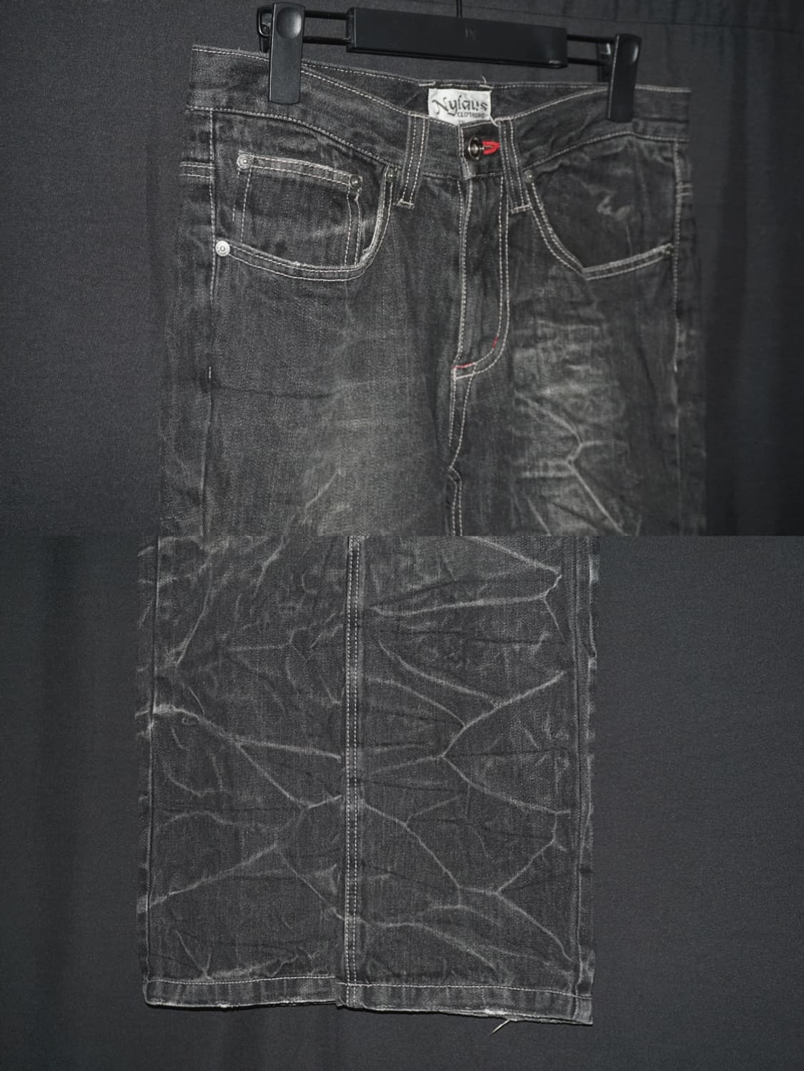 (nylaus) punk wing patch denim  상품이미지5