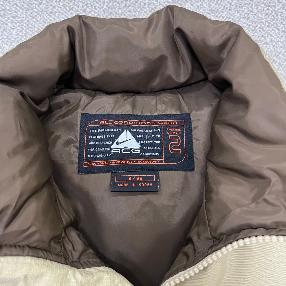 [95] 나이키 acg 나일론 립스탑 덕다운 패딩 베스트 조끼 3953 상품이미지7