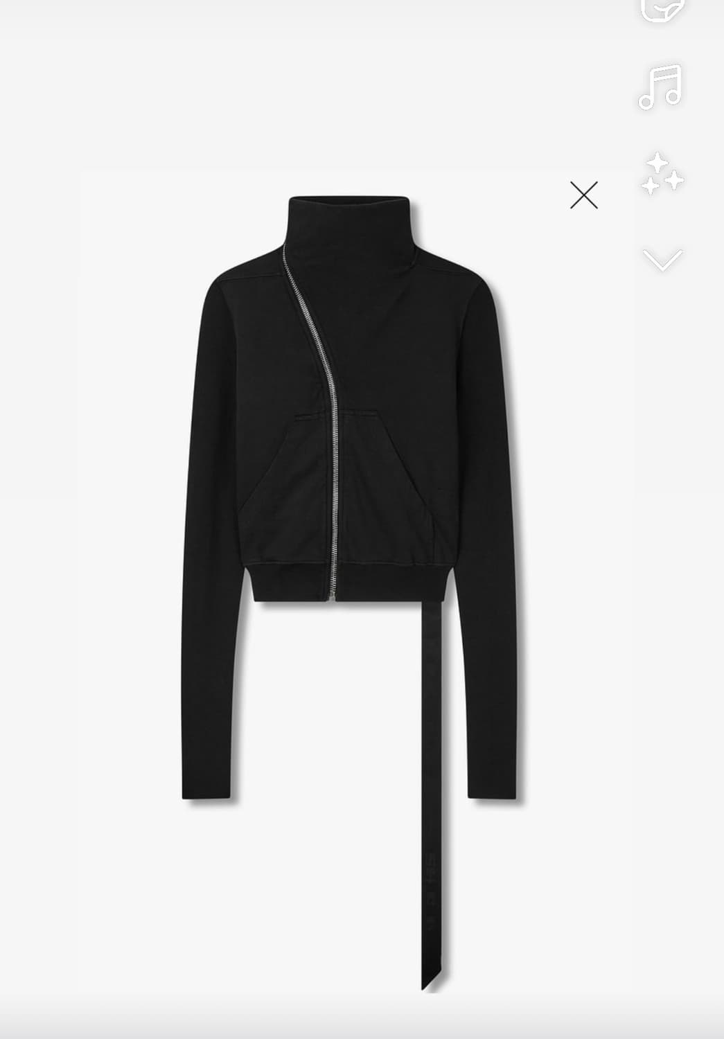 릭오웬스 마운틴 집업 S 상품이미지1