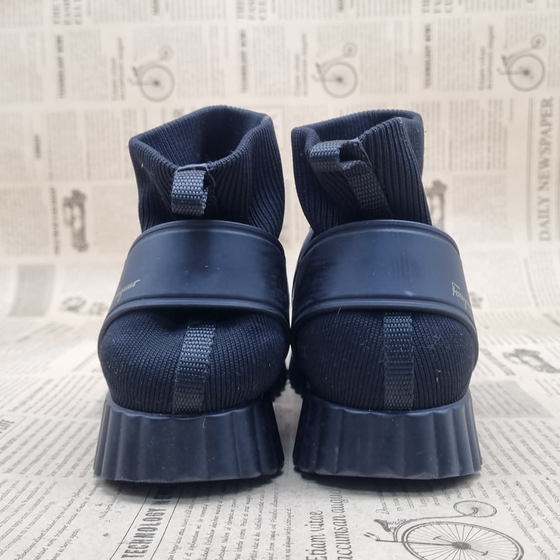 페라가모 블랙 니트 스니커즈230 상품이미지4