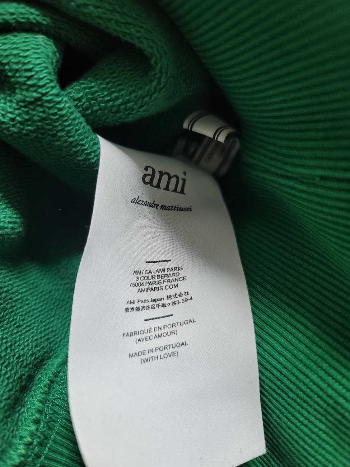 아미 헤비코튼 그린 맨투맨 S 95정사이즈 상태굿

남성95 딱맞음 상품이미지4