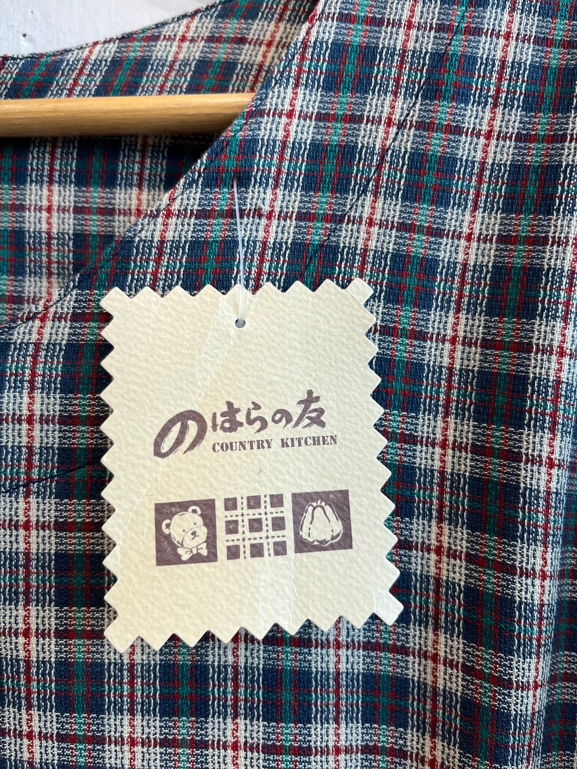 JPN 테디베어 에이프런 앞치마 미사용품 상품이미지4