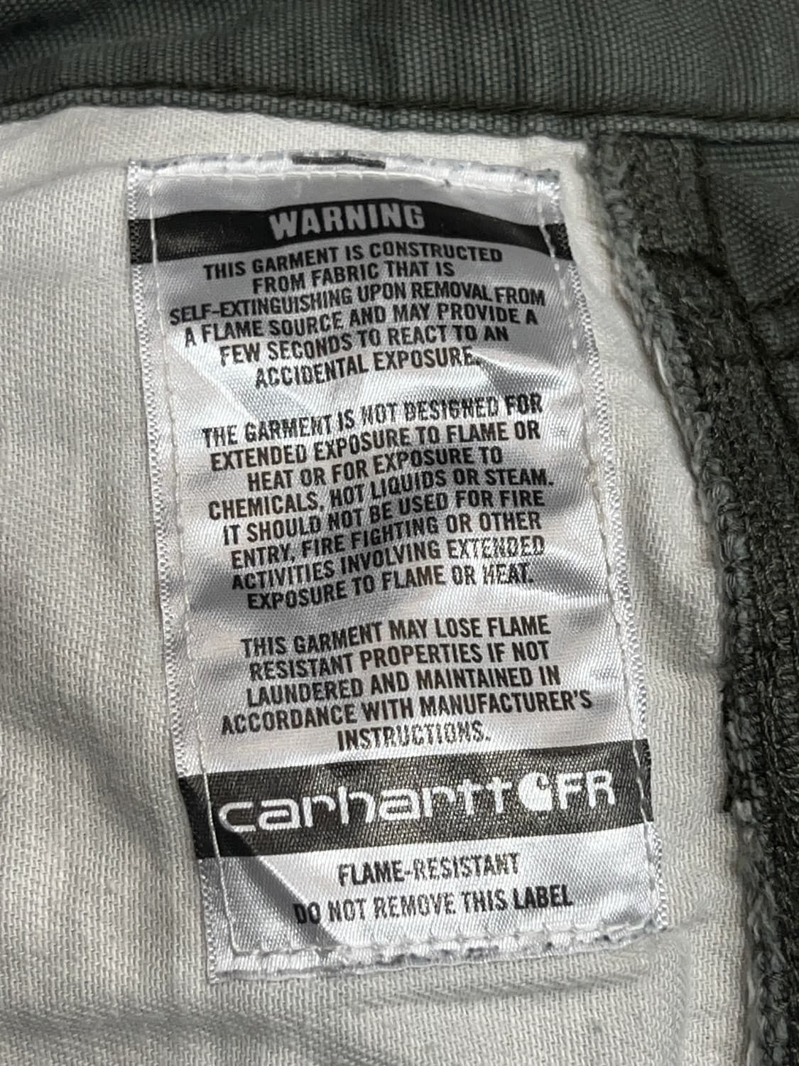 칼하트 FR 2112 CAT2 루즈핏 모스그린 상품이미지8