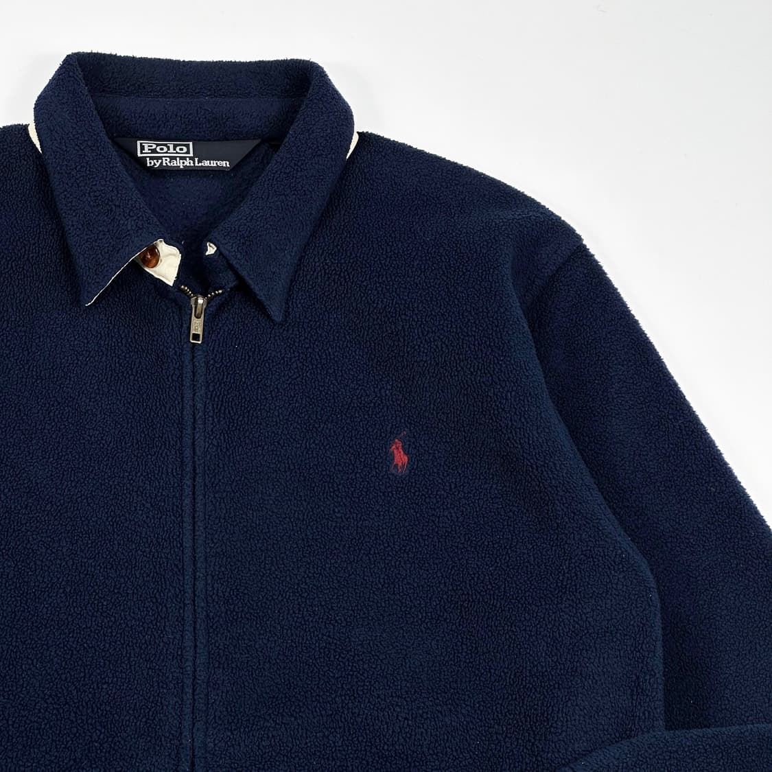 폴로 랄프로렌 올드 아카이브 플리스 블루종 자켓 M 상품이미지3