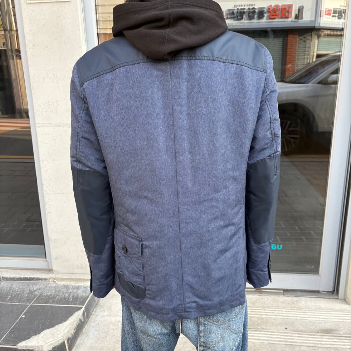 알마니 익스체인지 네이비 사파리 자켓 상품이미지7