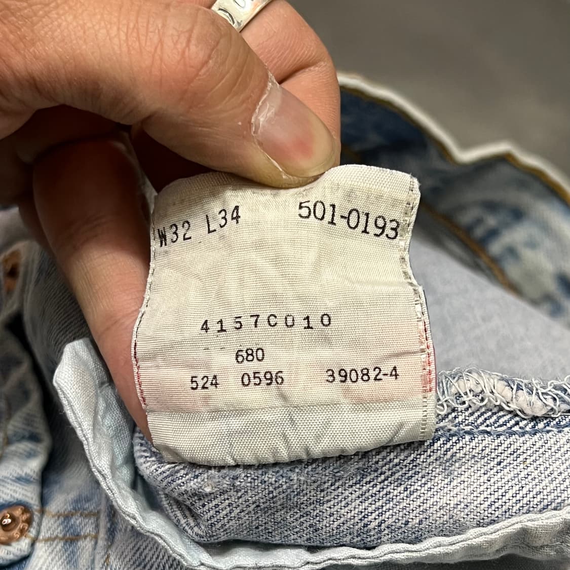  USA 리바이스 501 데님 팬츠 y14809 상품이미지8