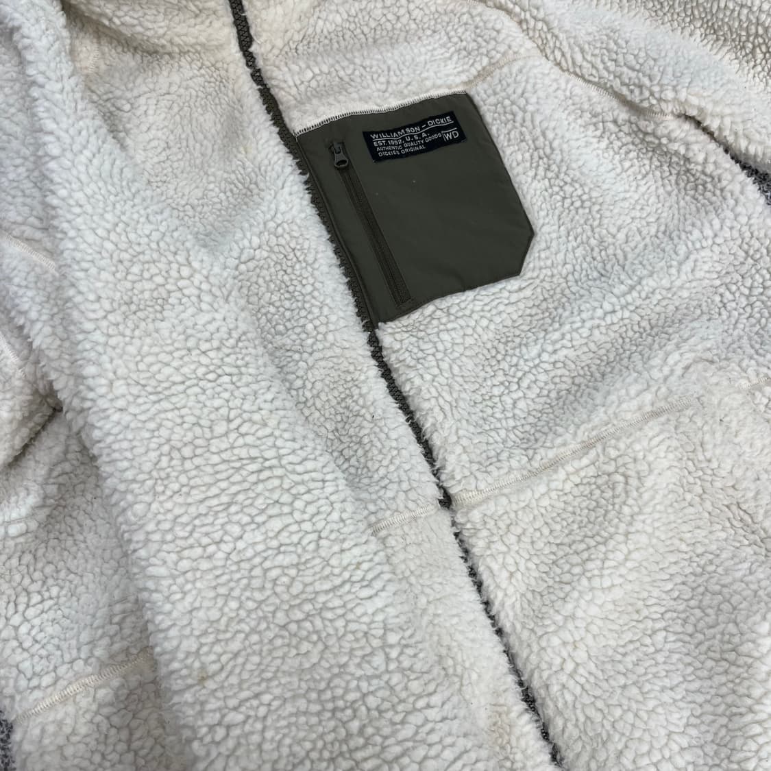 <디키즈 리버시블 플리스 카키 자켓> No.1367 상품이미지10