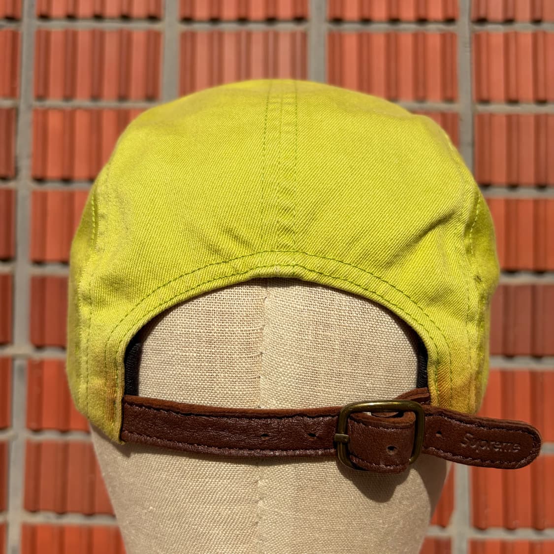 Supreme Camp Cap Lime  상품이미지3