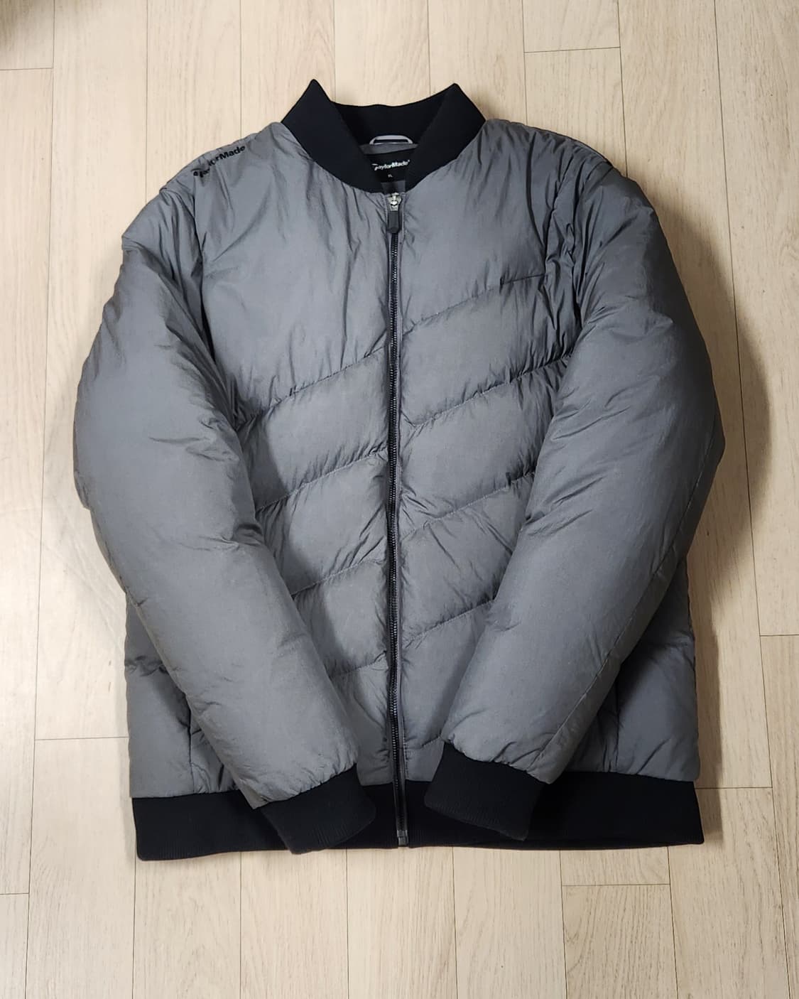 테일러메이드 골프 사선 퀼팅 구스 다운 점퍼 XL 22SS 상품이미지3