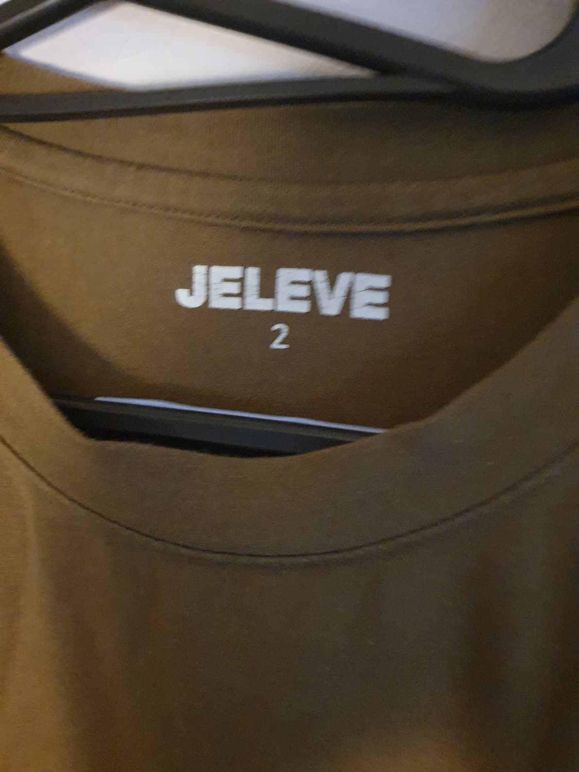JELEVE 제이엘브 오버핏 긴팔 티셔츠)105 상품이미지3