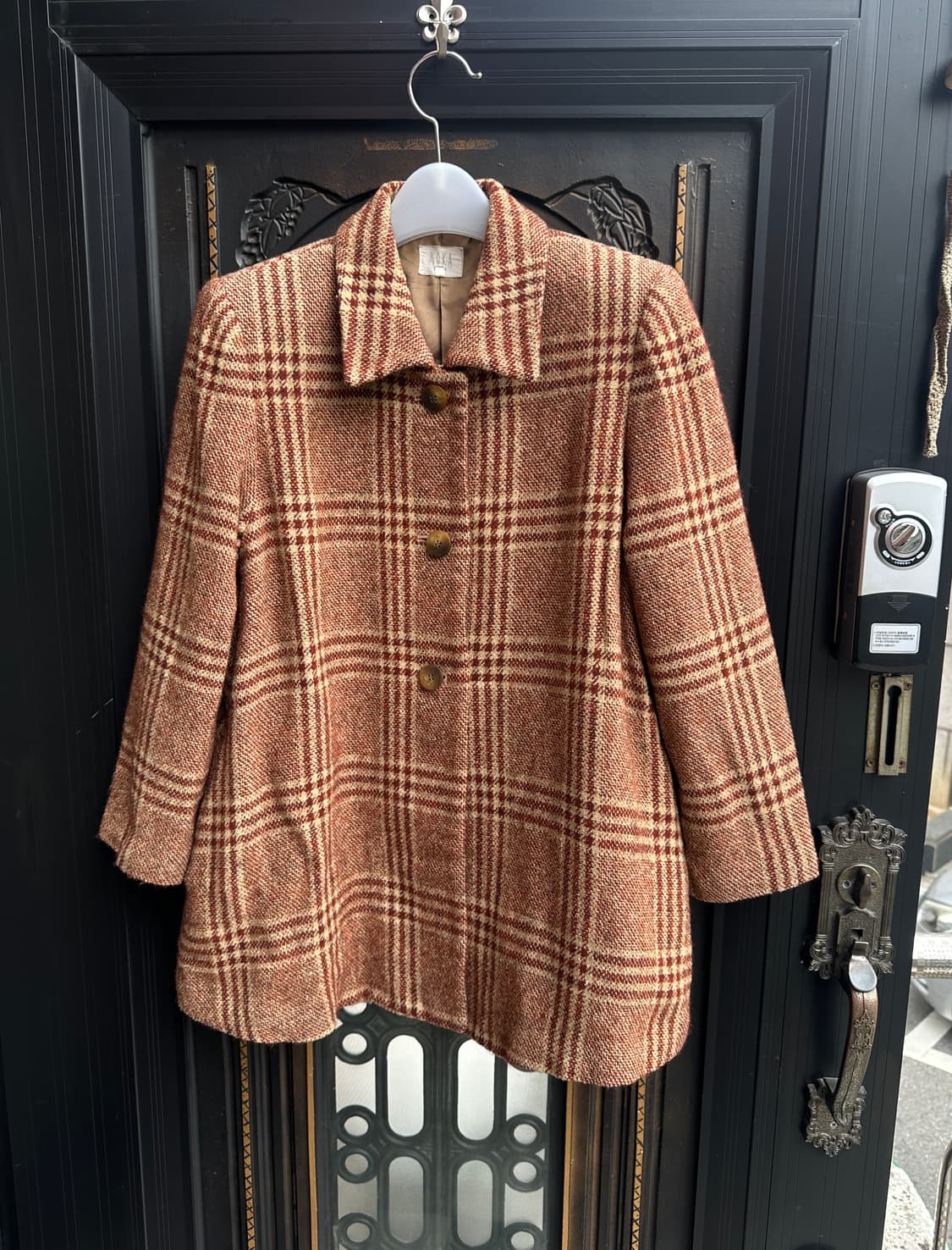 moka check coat 상품이미지2