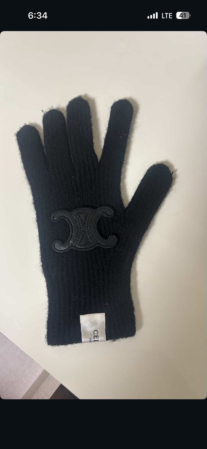 샤넬 셀린느 트리옹프 로고 장갑 상품이미지3