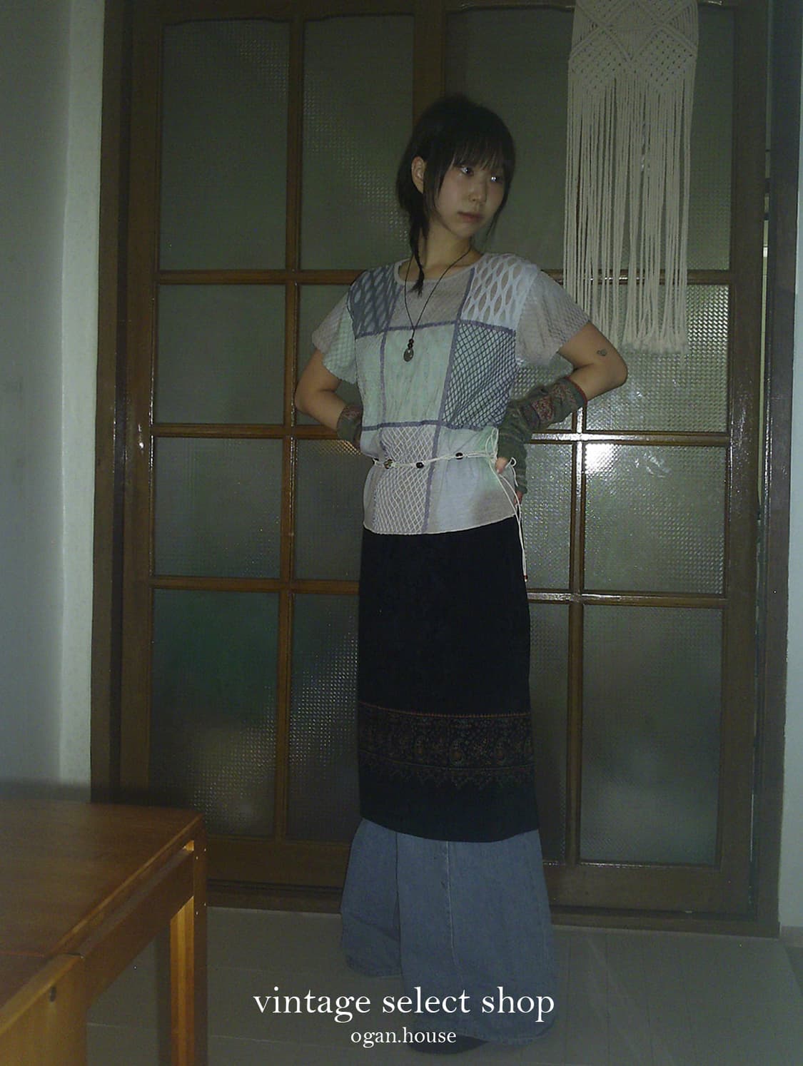 vintage patchwork top 상품이미지4