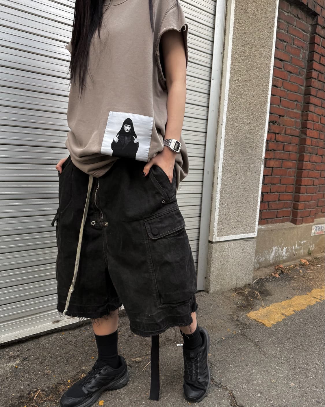 릭 오웬스 점보카고 리워크 버뮤다팬츠 상품이미지1