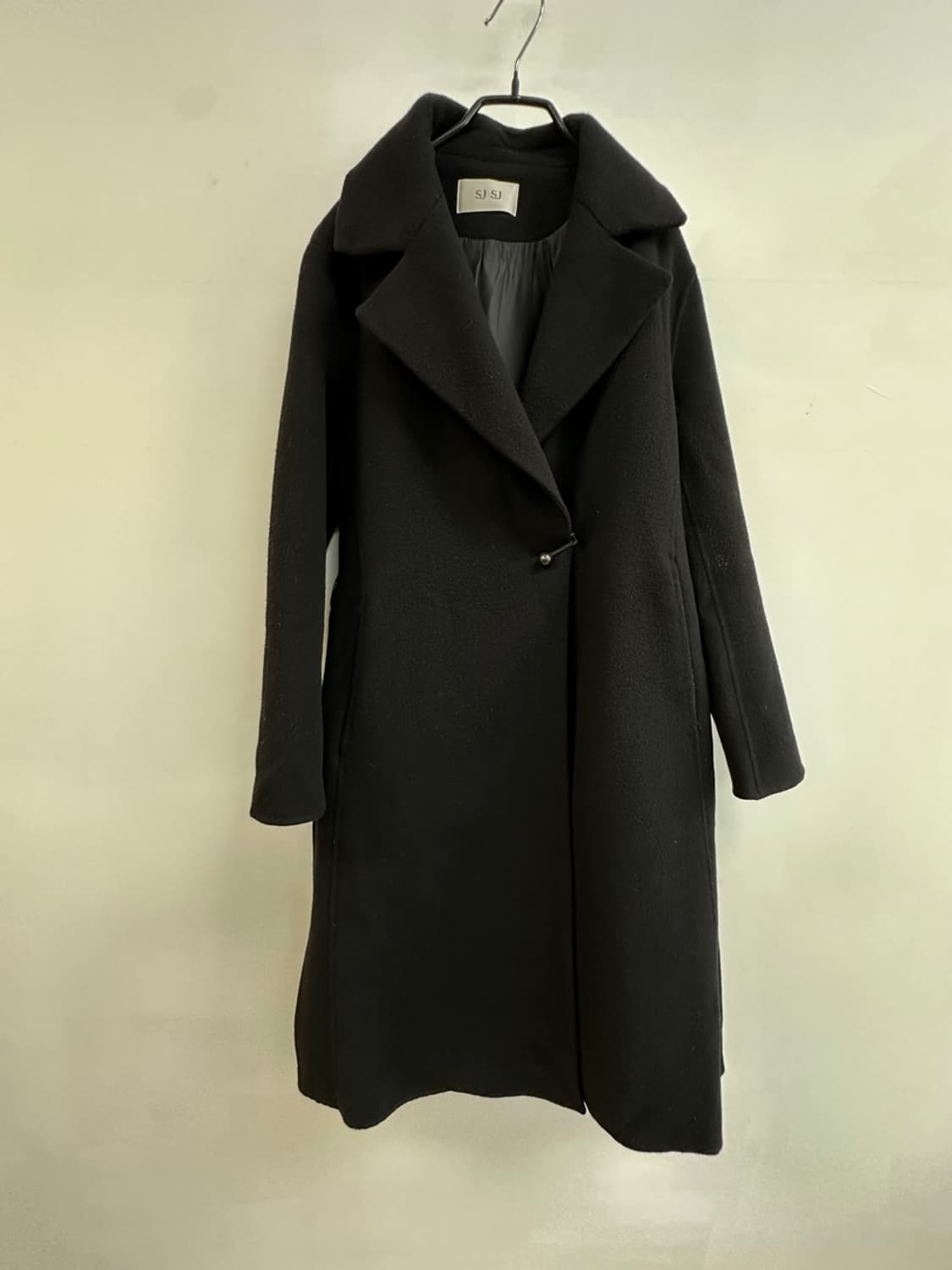 한섬 sjsj 캐시미어 블랜딩 양모 코트 상품이미지1