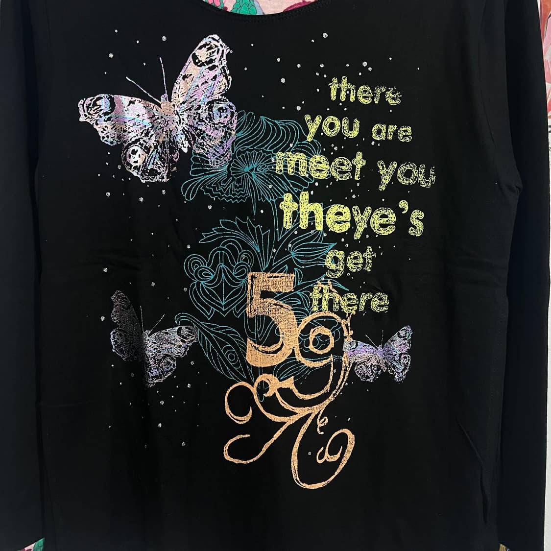 y2k 키치 프린팅 롱슬리브 상품이미지5