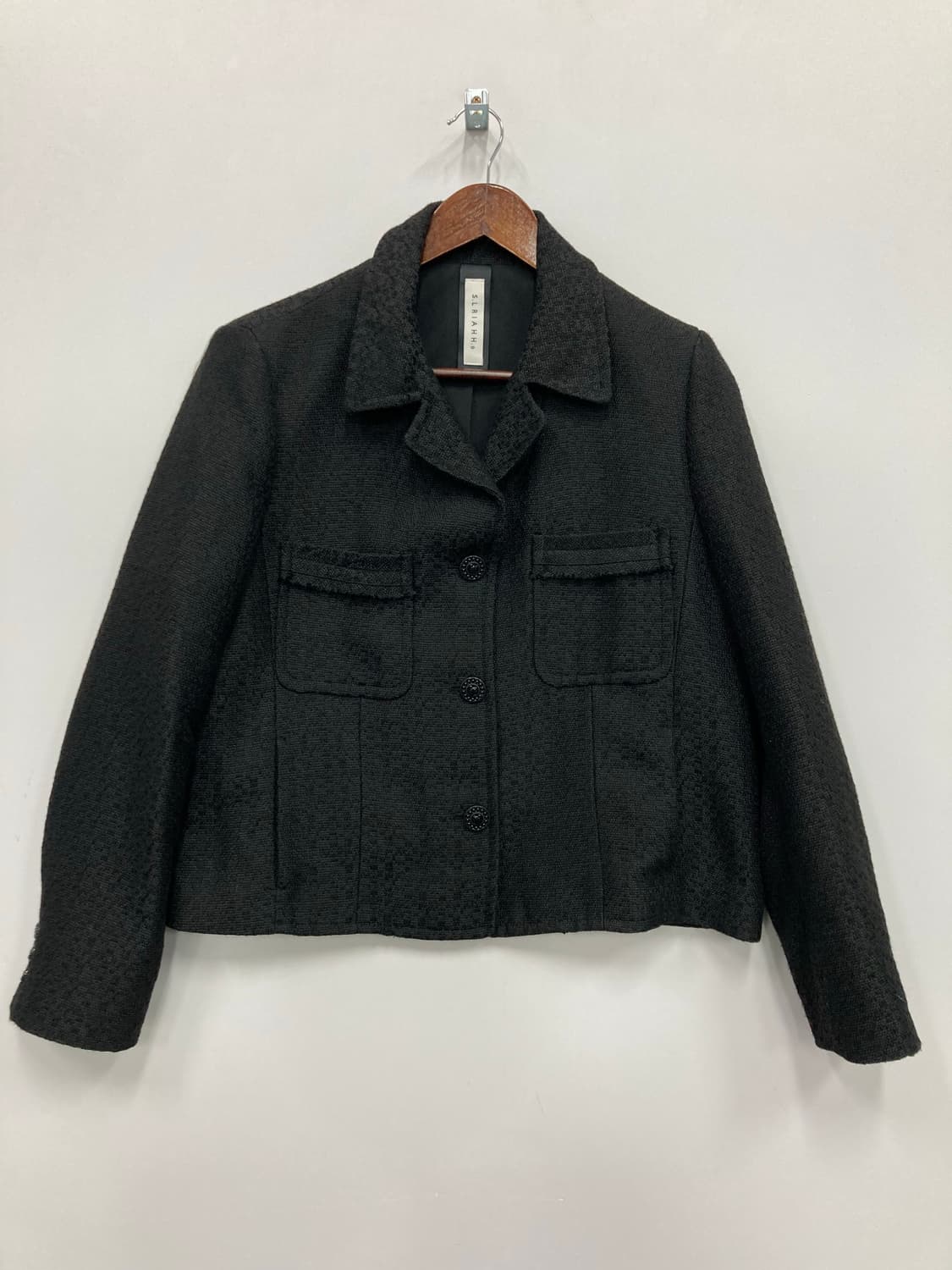 블랙 트위드 자켓 상품이미지1