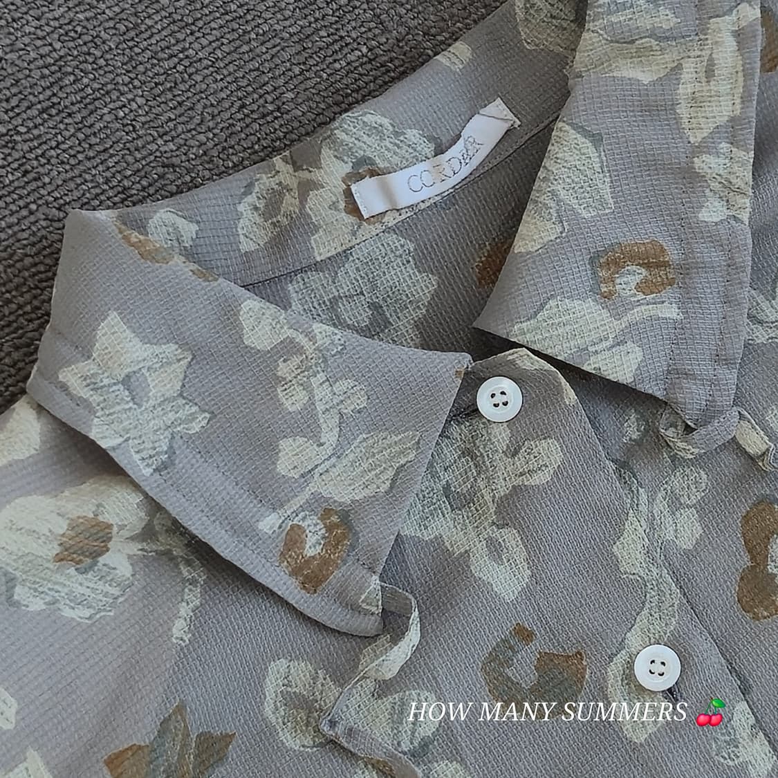 Japanese Vintage 패턴 블라우스 상품이미지3