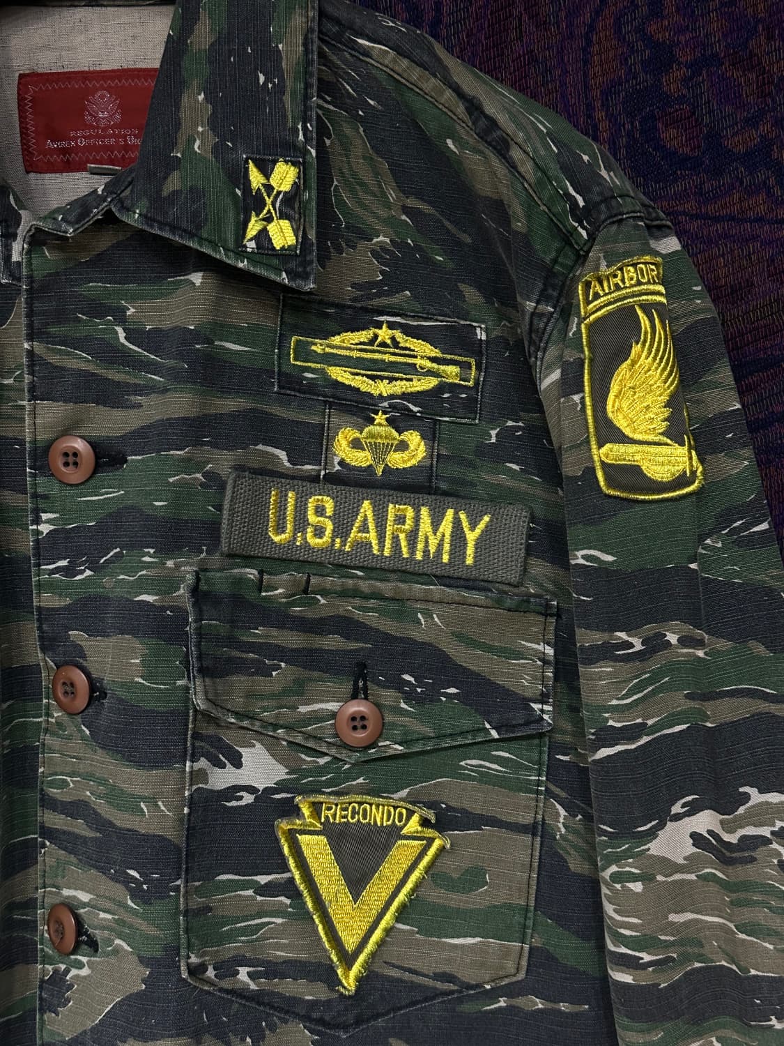 아비렉스 베트남전 타이거 스트라이프 카모상의 상품이미지4