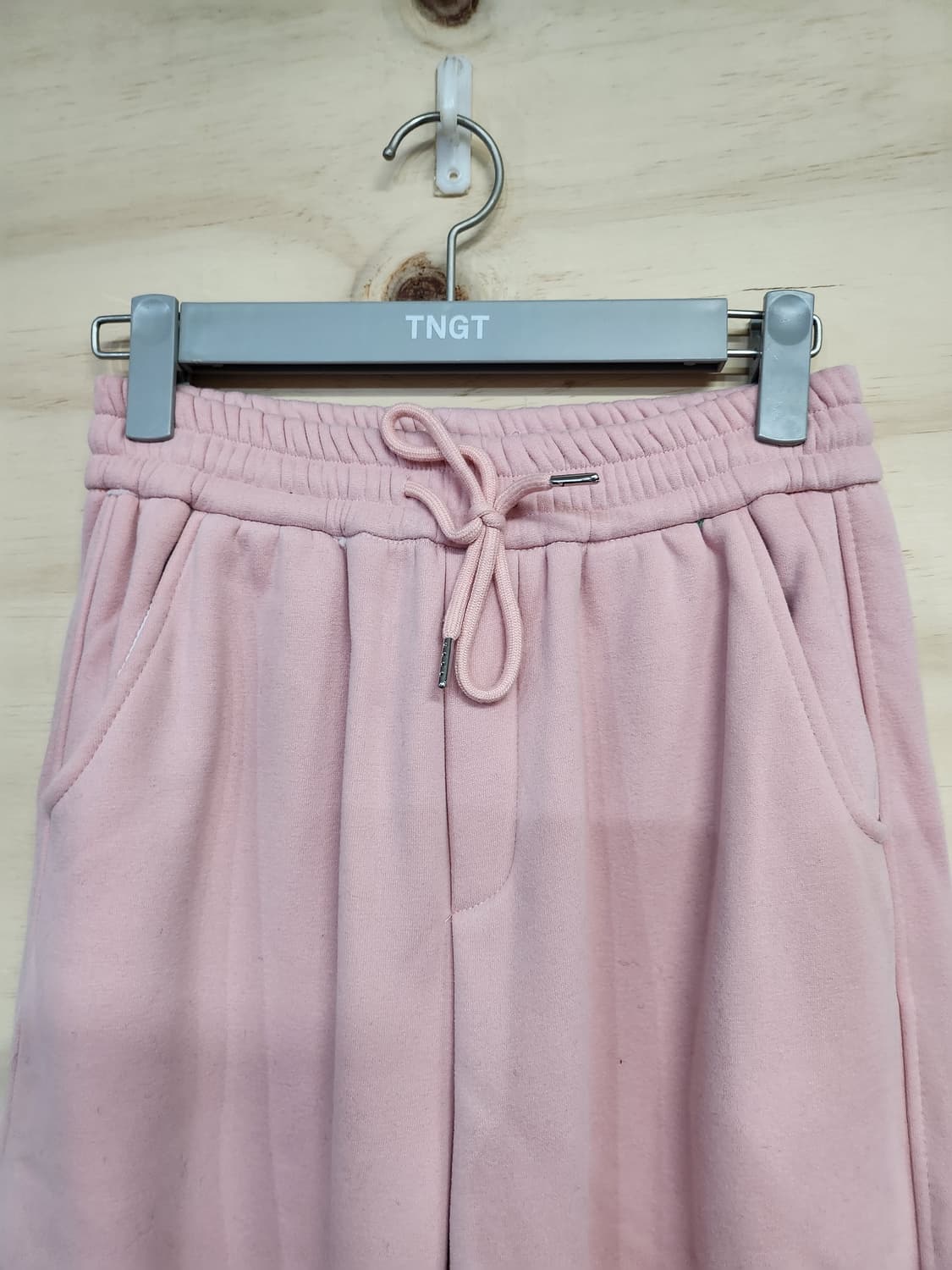 532) 핑크 와이드 기모 츄리닝 상품이미지4