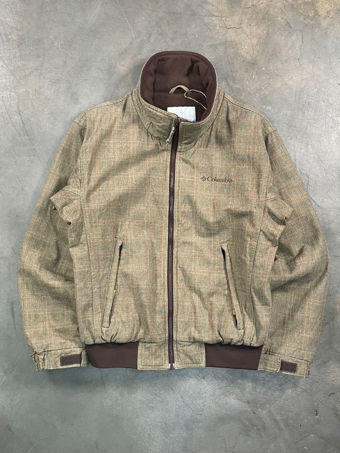 컬럼비아 글렌 체크 봄버 자켓 상품이미지1