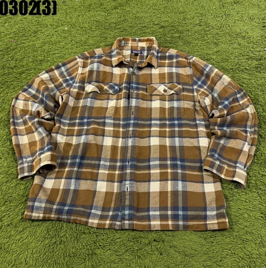 파타고니아 체크 긴팔 셔츠 상품이미지1