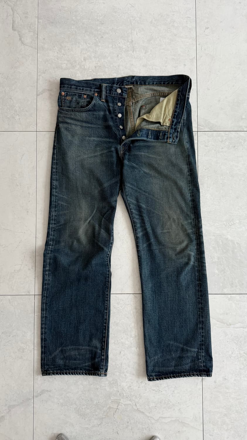 RRL 빈티지파이브포켓 기빈스 진 - Size34 상품이미지1