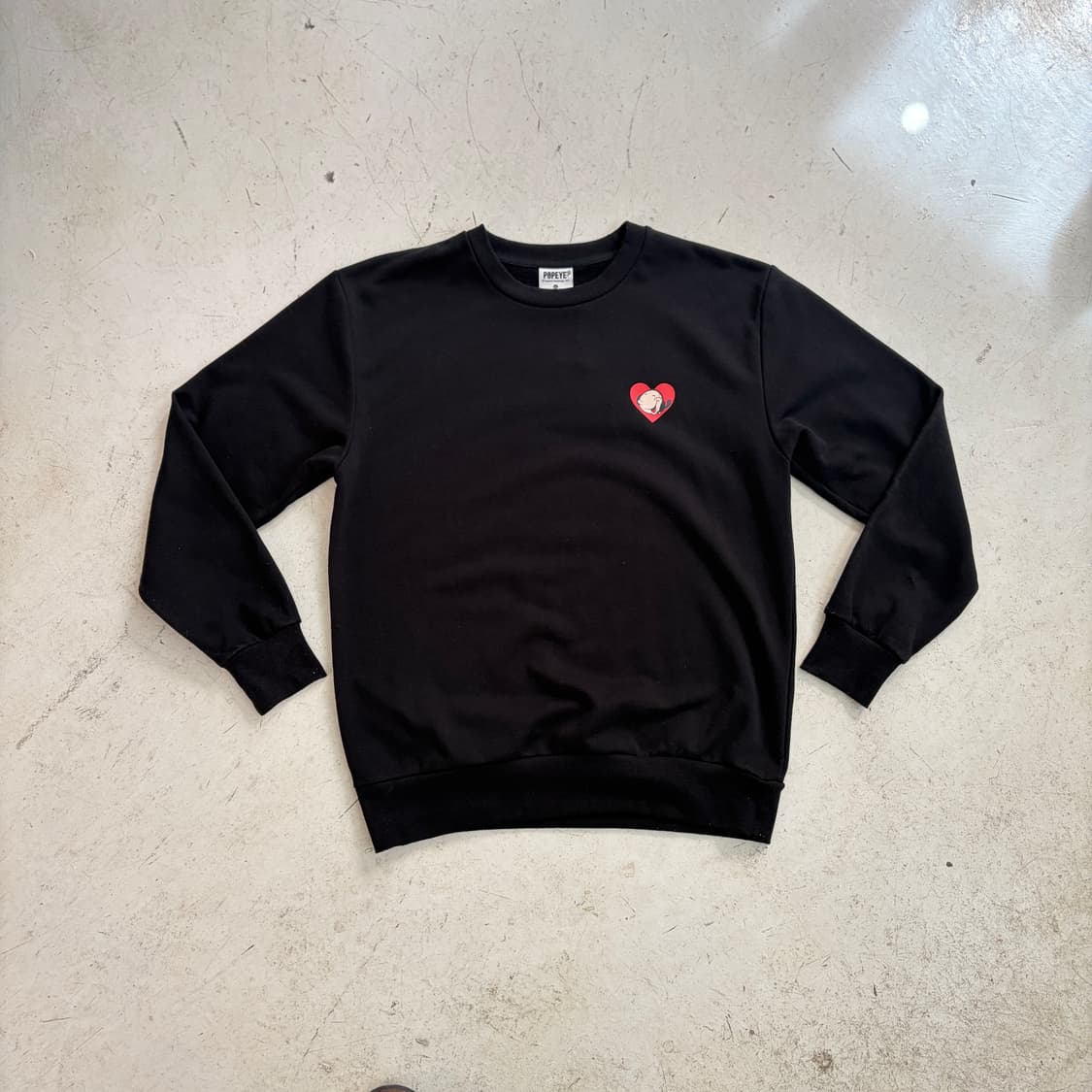 POPEYE 뽀빠이 오피셜 올리브 오일 빈티지 스웻셔츠 XL 상품이미지2