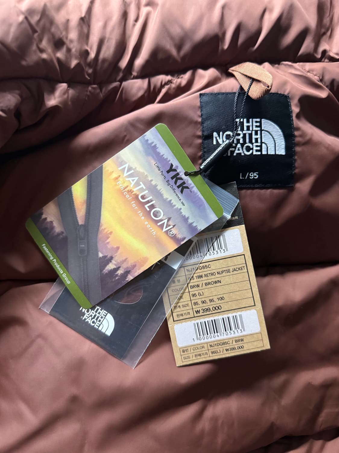 노스페이스 1996 에코 눕시 브라운 새상품 상품이미지2