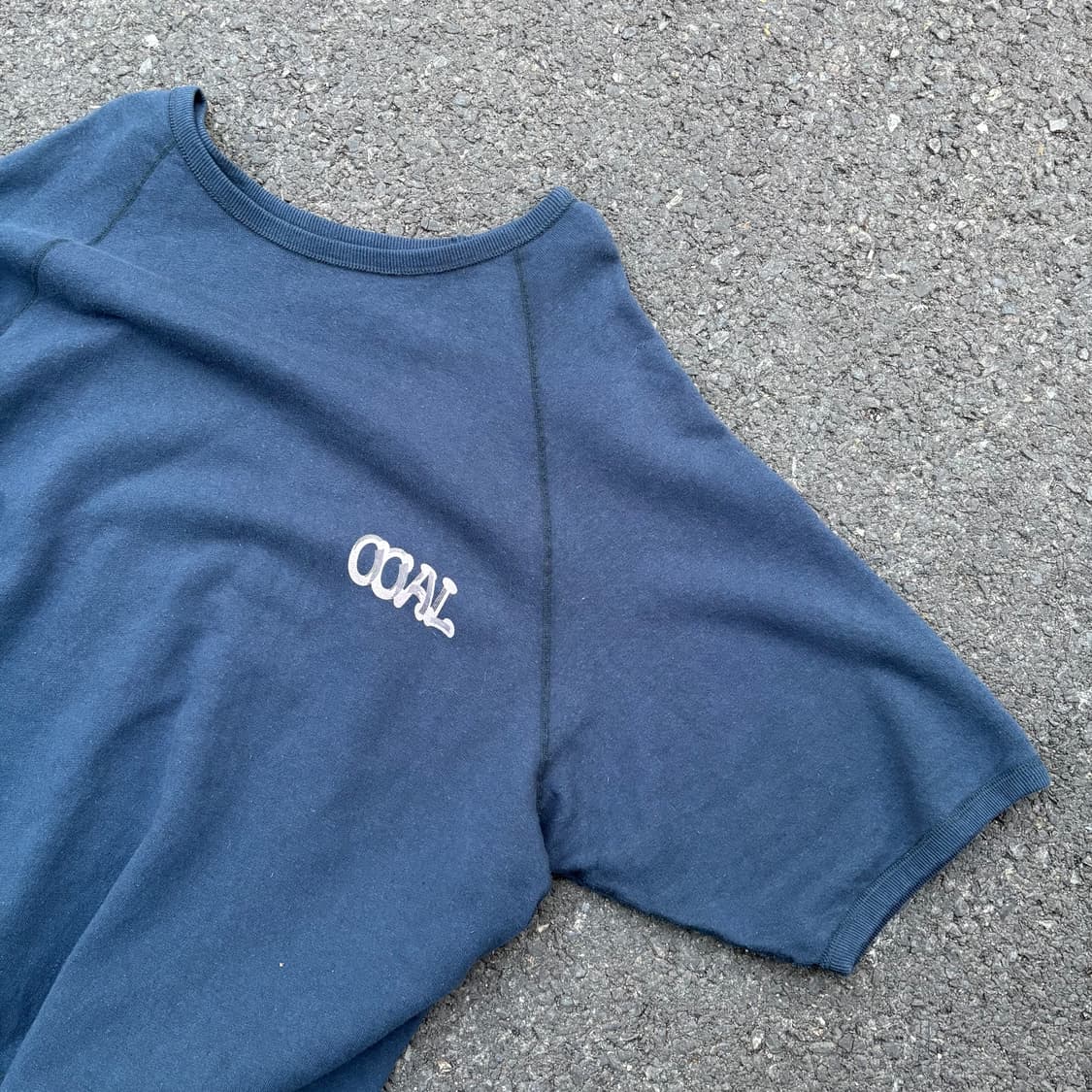 나나미카 네이비 오버사이즈 7부 스웻셔츠 상품이미지6