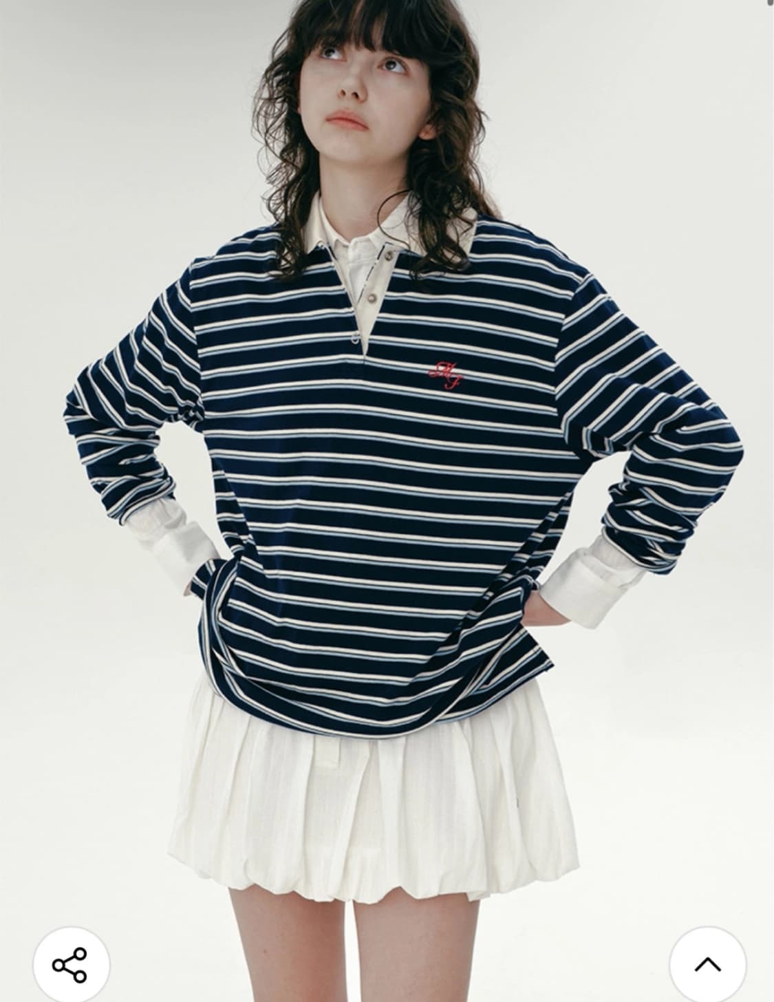 마가린핑거스 STRIPE PK SHIRT 판매합니다(당일발송) 상품이미지1