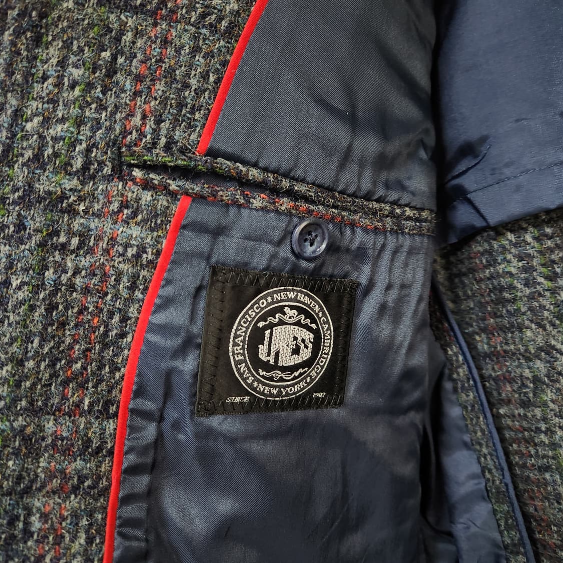 J.press 해리스 트위드 3버튼 색 재킷 상품이미지4