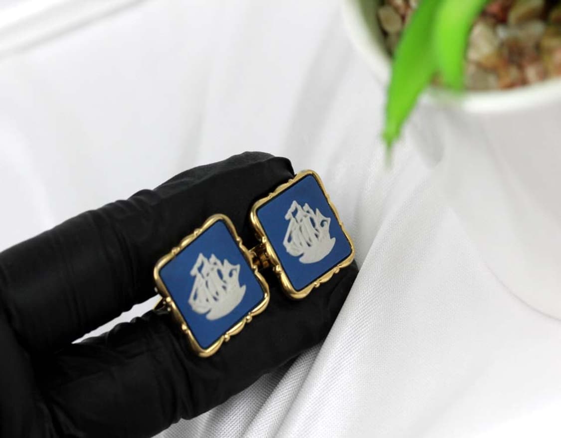 웨지우드 B+등급 남자 명품 커프스 제스퍼 상품이미지7