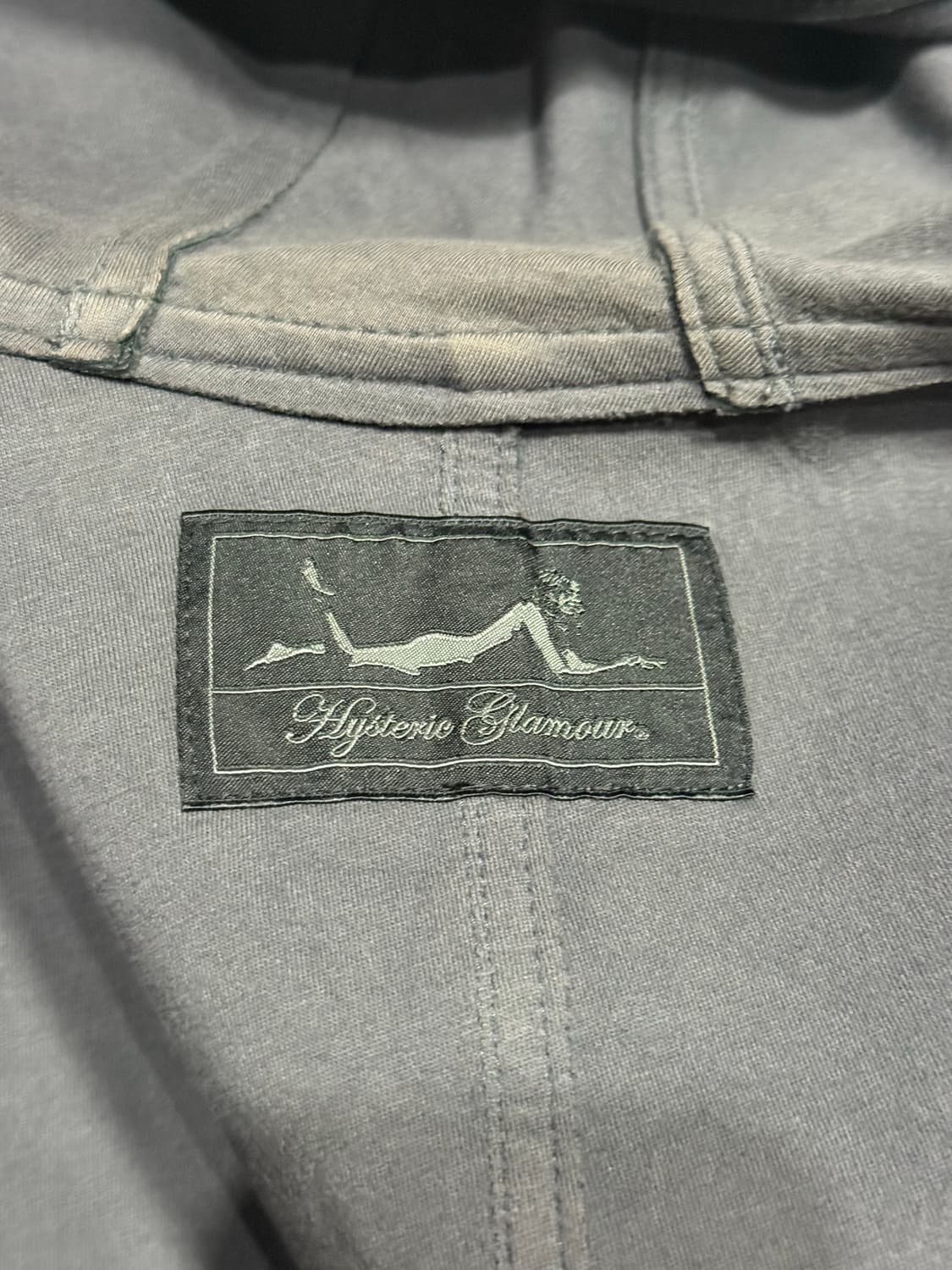 히스테릭 글래머 아카이브 양 가죽 후드 집업 자켓 상품이미지7