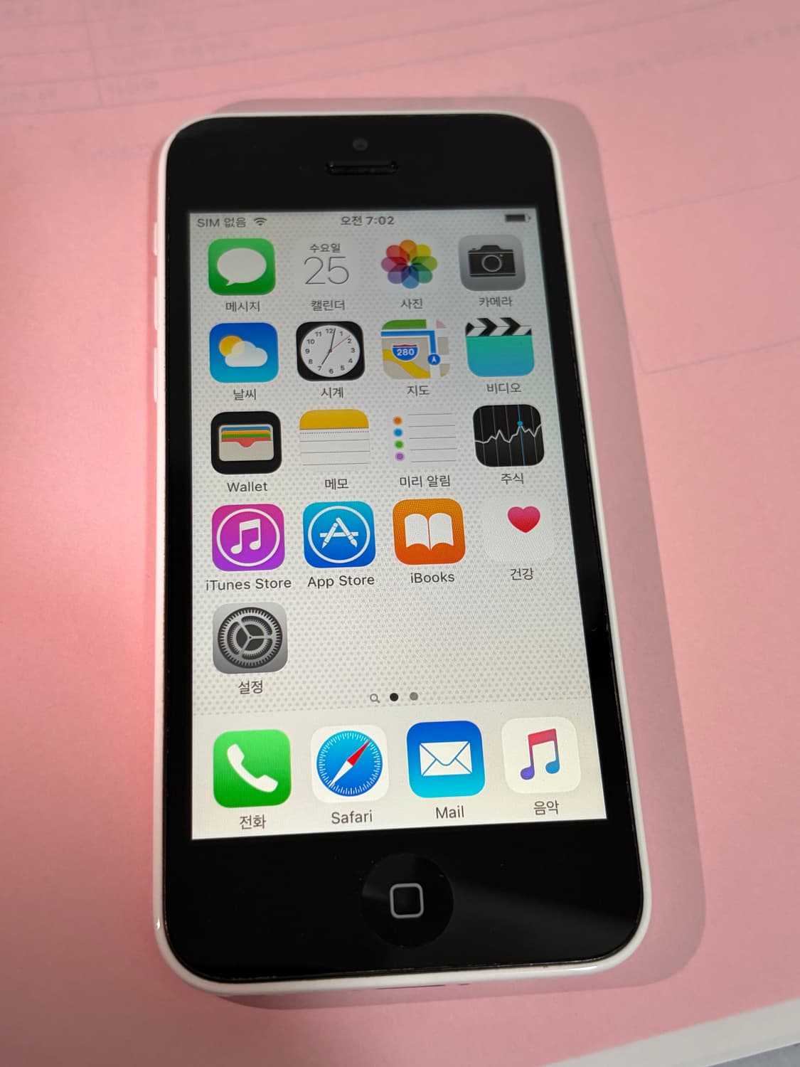 아이폰 5c 화이트 16기가 #1355 + 보호필름&투명케이스 상품이미지1