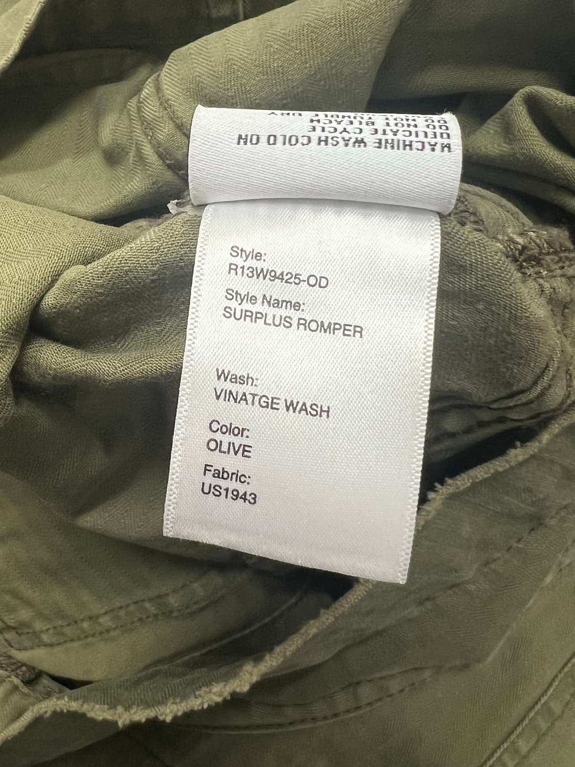 R13 21ss Surplus Romper 상품이미지7