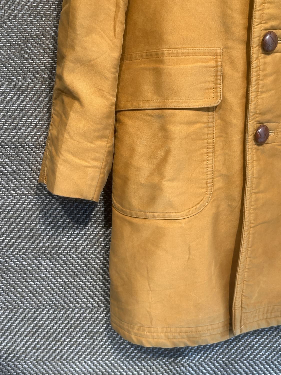 70s 반잭 셰얼링 더블 덱자켓 코트 VAN JAC 상품이미지7