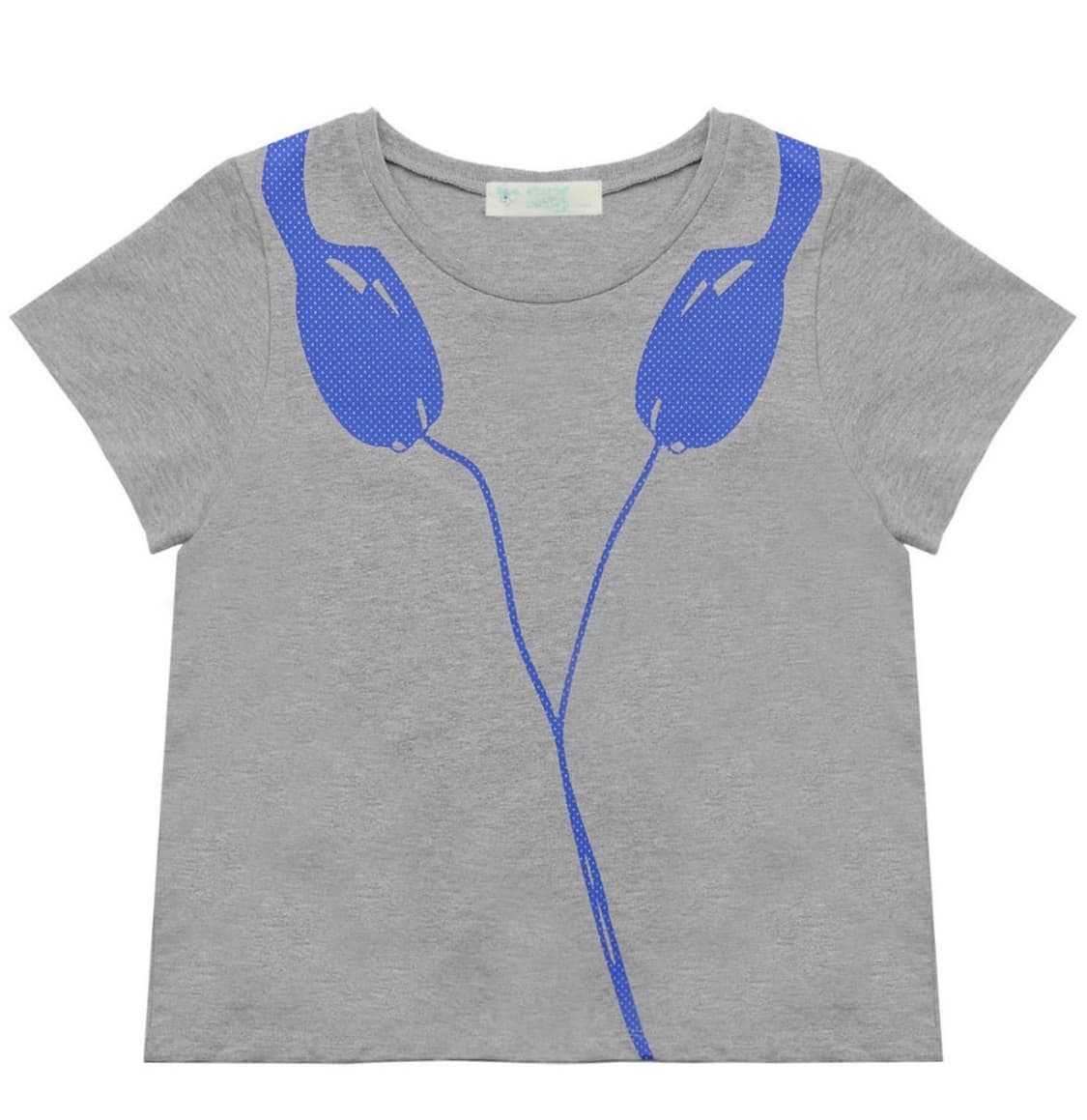 ((구함))oshigh headset tee grey 상품이미지1