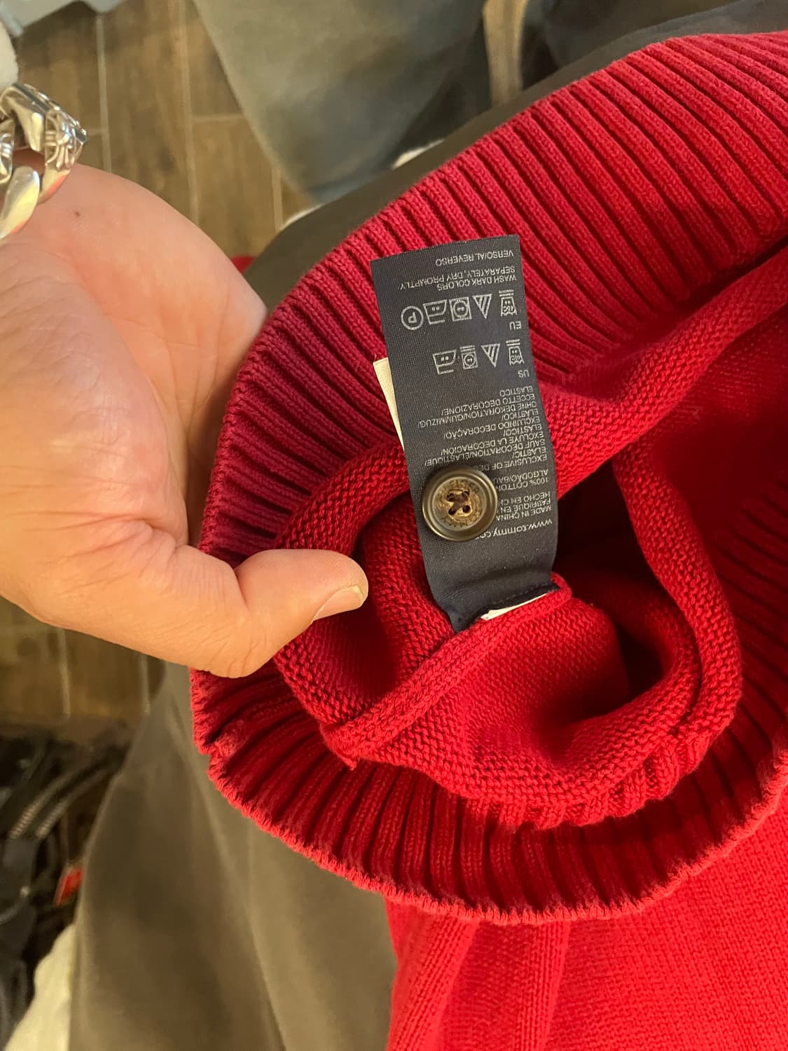 타미힐피거 니트m  실측100 기장63 상품이미지3