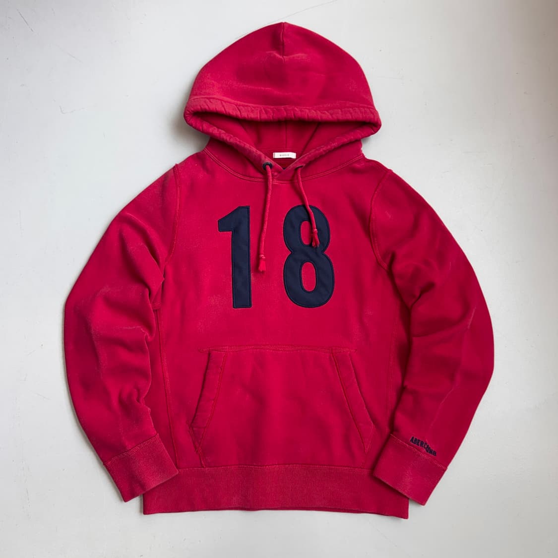 아베크롬비 18 십팔 스웻 후드티 레드 상품이미지2