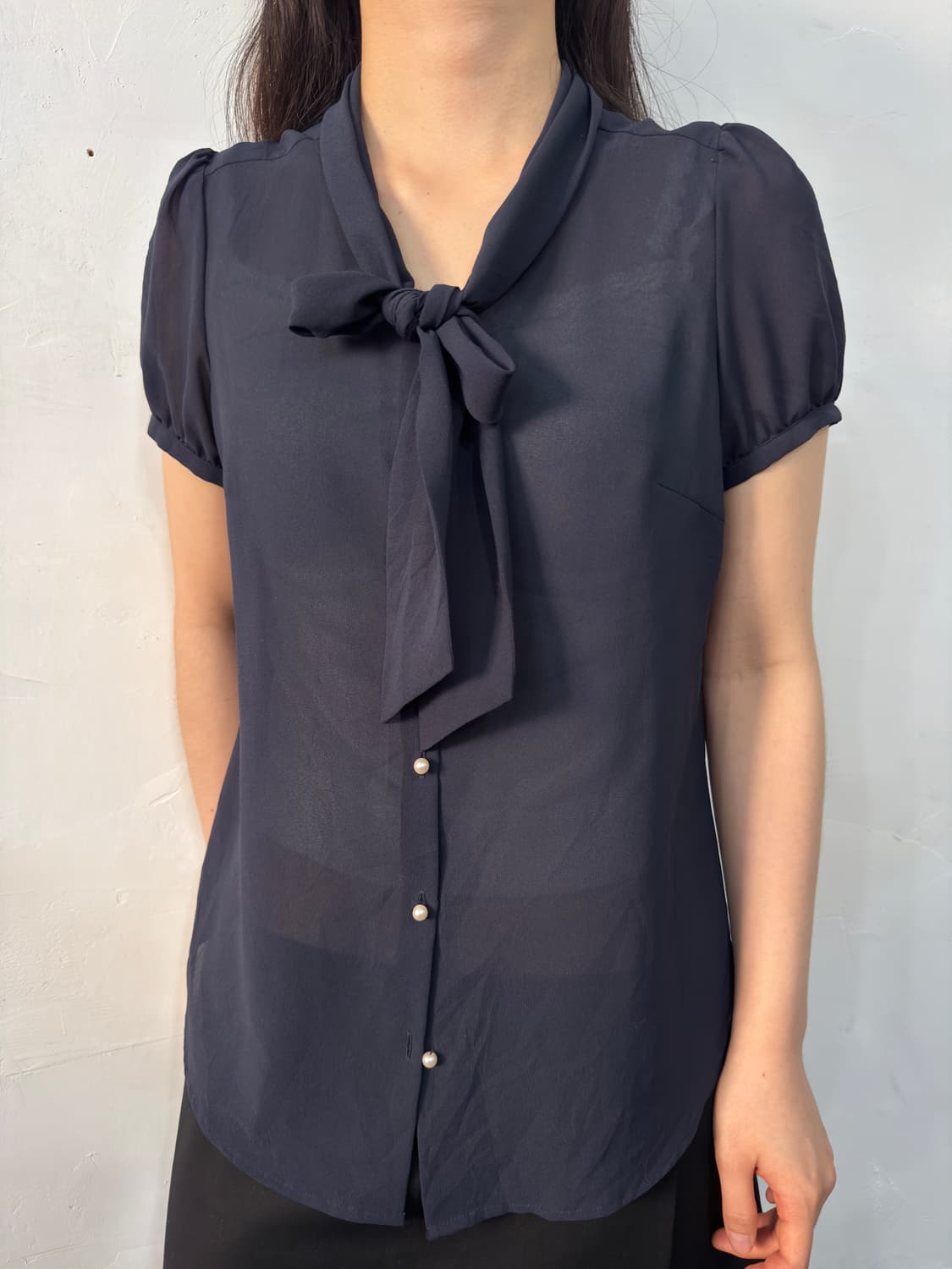 kumikyoku strap shirt 상품이미지2