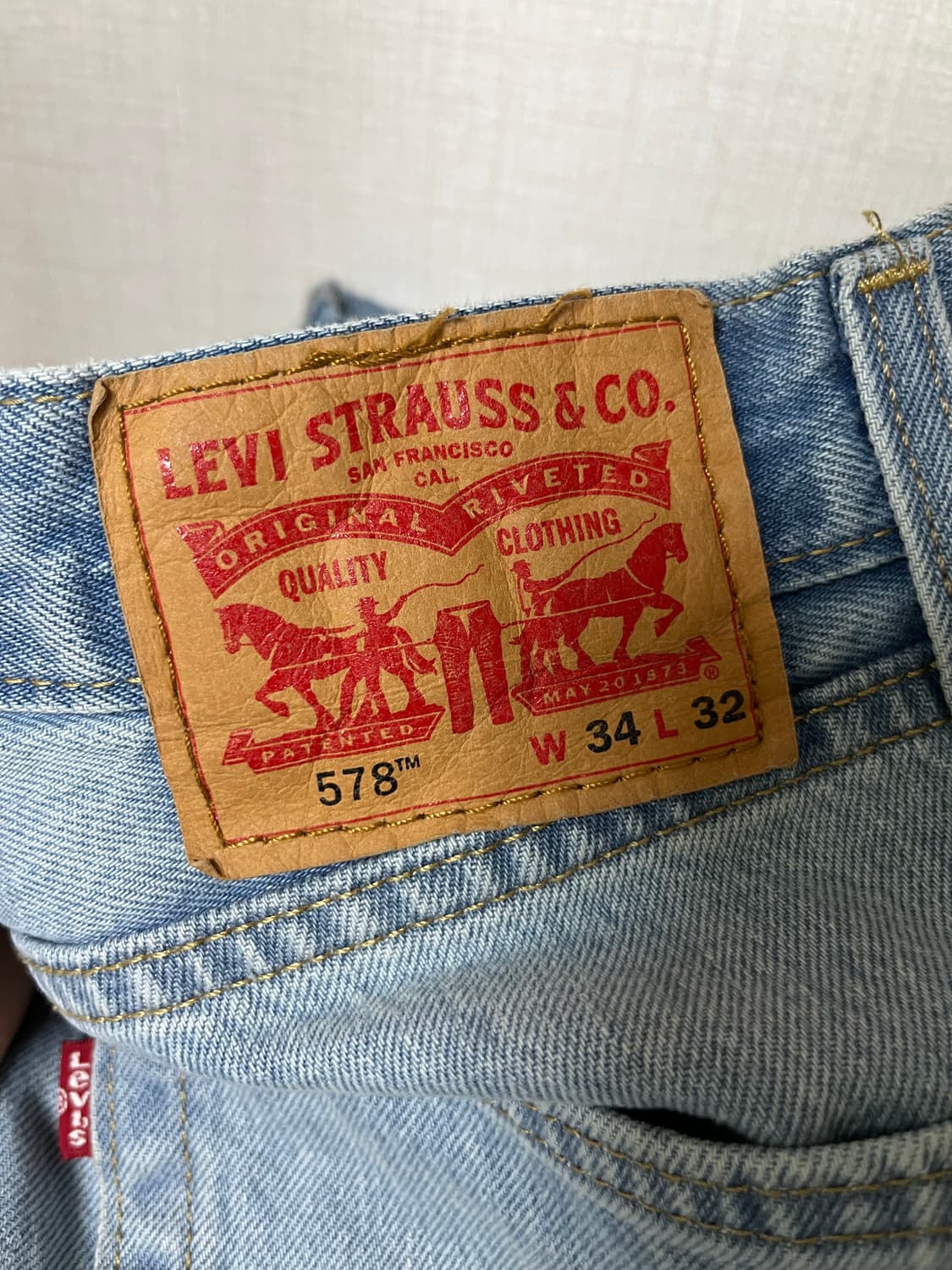 리바이스 578 34x32 상품이미지3
